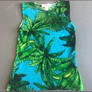 Versace for H&M tank top (tropical print)